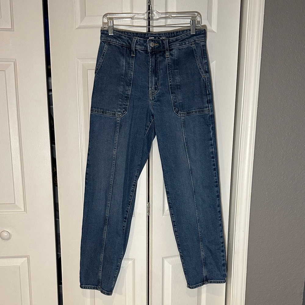 Old Navy Women's Straight Leg Blue Jeans